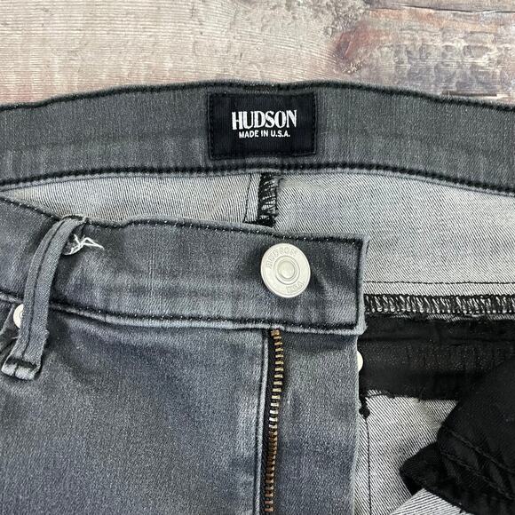 Hudson Jeans Women's Size 27 Gray Lilly Mid Rise Ankle Skinny Denim Flap Pockets - Picture 6 of 15